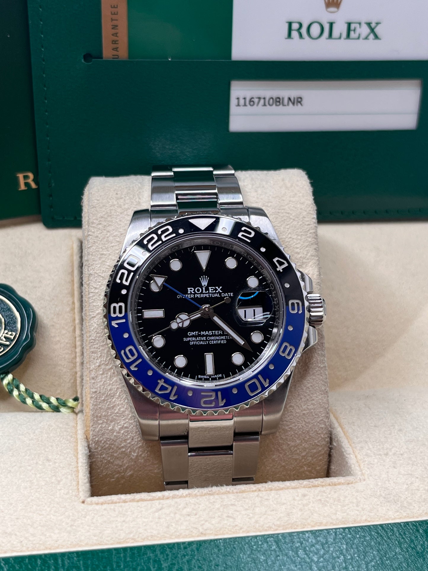 Rolex GMT Master II Batman 2017